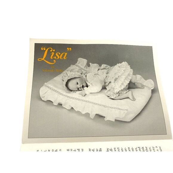Yolanda's Picture Perfect Babies Collection "Lisa" Vintge Doll 1990 Original Box - Picture 11 of 12
